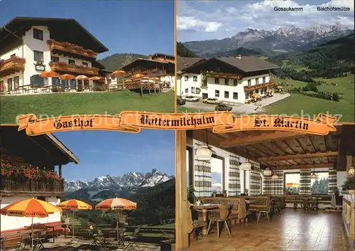 St Martin Tennengebirge Gasthaus Pension Buttermilchalm Kat. St Martin Tennengebirge