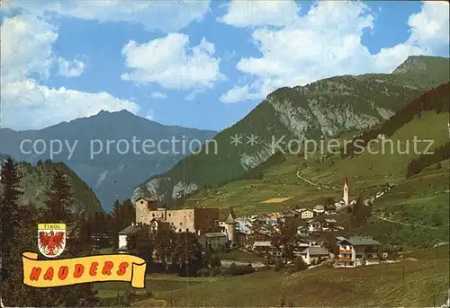 Nauders Tirol mit Schloss Naudersberg Kat. Nauders