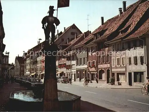 Diessenhofen Hauptstrasse Brunnen Kat. Diessenhofen