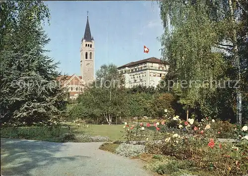 Romanshorn Bodensee Kirche Parkanlagen
