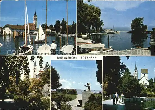 Romanshorn Bodensee Seeparkanlagen Bootshafen Denkmal