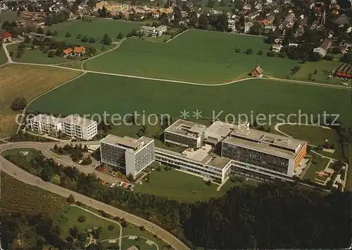 Kilchberg ZH Krankenhaus Sanitas und Umgebung Fliegeraufnahme Kat. Kilchberg