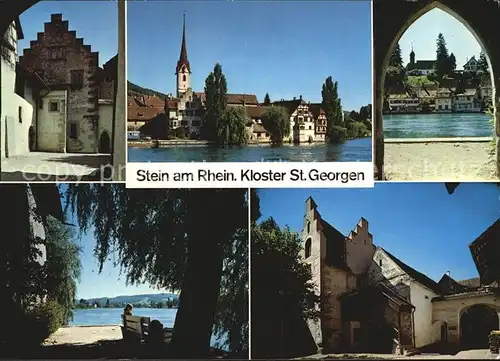 Stein Rhein Kloster St Georgen Teilansichten Kat. Stein Rhein