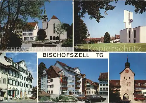 Bischofszell Kirchen Stadtansichten Stadttor Kat. Bischofszell