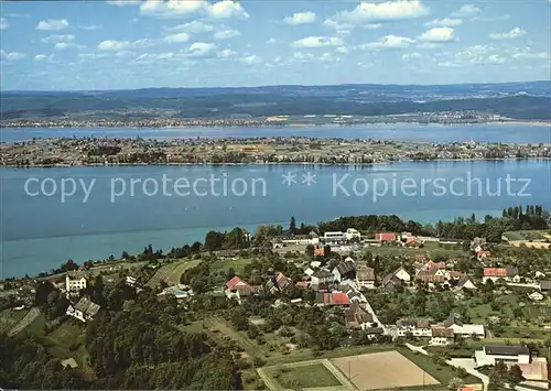 Salenstein TG Arenenberg Untersee Insel Reichenau Flugaufnahme Kat. Salenstein