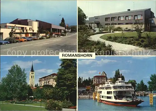 Romanshorn TG Jugendherberge Seepark Autofaehre Romanshorn Friedrichshafen Kat. Romanshorn