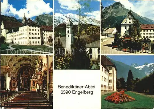 Engelberg OW Benediktiner Abtei Klosterkirche Inneres Kat. Engelberg