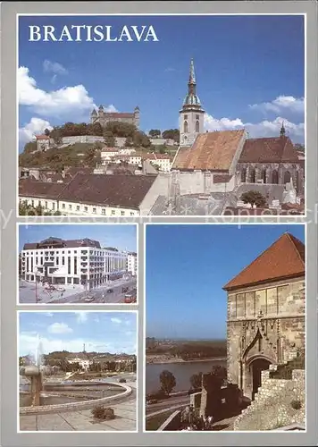 Bratislava Hrad a Dom sv Martina Hotel Danube Namesti Slobody Zigmundova brana