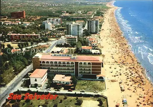 San Salvador Tarragona Playa Hoteles Strand Hotels Fliegeraufnahme