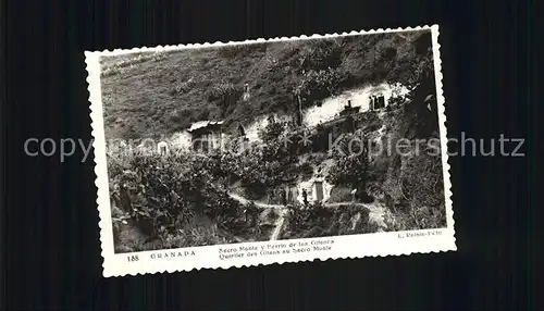 Granada Andalucia Sacro Monte y Barrio de los Gitanos Kat. Granada