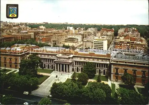 Madrid Spain Museo del Prado Museum vista aerea Kat. Madrid