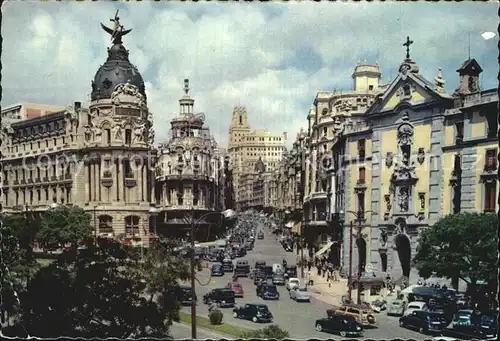 Madrid Spain Calle de Alcala y Avda de Jose Antonio Kat. Madrid