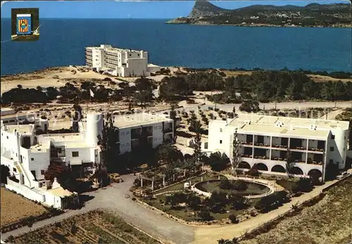 San Antonio Abad Fliegeraufnahme Hoteles Cap Nono Kat. Ibiza Spanien