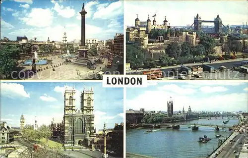 London Tower Bridge Trafalgar Square Westminster Abbey  Kat. City of London