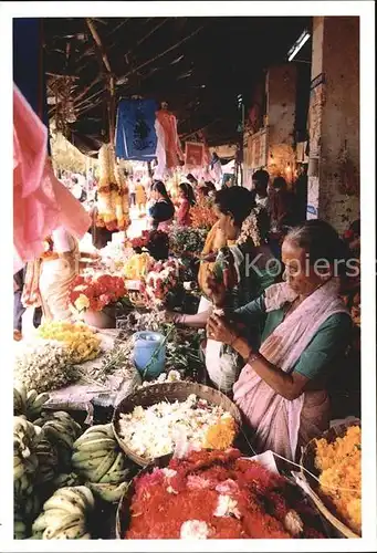 Goa Flower seller Kat. Goa