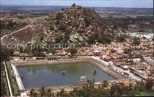 Saravanabelagola Aerial view of Chandragiri