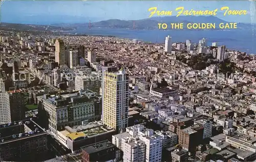 San Francisco California Fairmont Hotel and Tower Kat. San Francisco