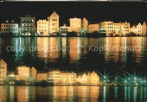 Willemstad Antilles by night Kat. Willemstad