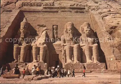 aegypten The temple of Abu Sembel Kat. aegypten