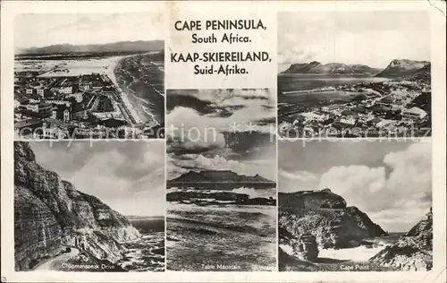 Cape Peninsula Muerzenberg Chapmanspeak Drive Table Mountain Kalkbay and Simonstown Cape Point Kat. Suedafrika