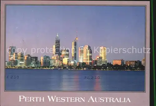 Perth Western Australia Skyline Downtown Kat. Perth