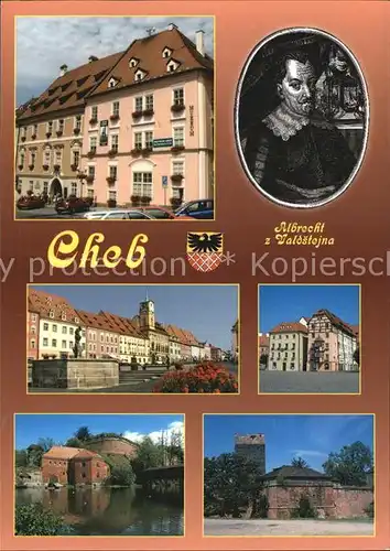 Cheb Muzeum Namesti Krale Jiriho Spalicek Mlynska Chebsky hrad s Cernou vezi Kat. Cheb