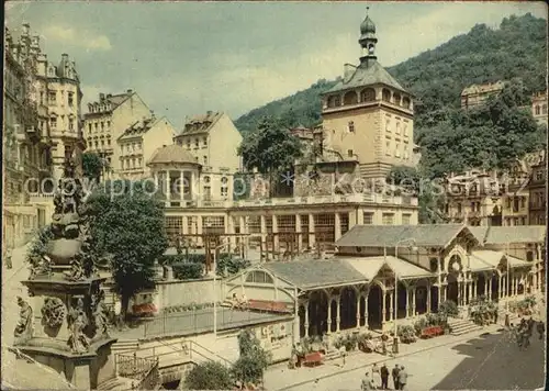 Karlovy Vary Trzni kolonada Marktkolonnade Kat. Karlovy Vary Karlsbad