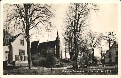 Heelsum Doorwerth Kerkje Ao 1519