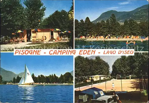 Lago di Iseo Isogne Camping Eden Strand Tennis