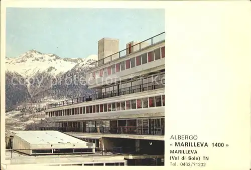 Trentino Dolomiten Val di Sole Albergo Marilleva