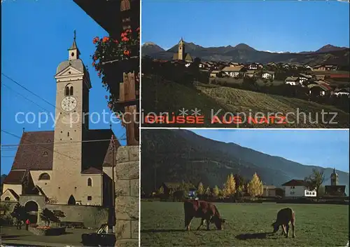 Natz Brixen Suedtirol Panorama Kirche Kuehe
