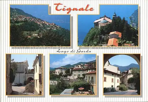 Tignale Lago di Garda Panorama Dorfmotive