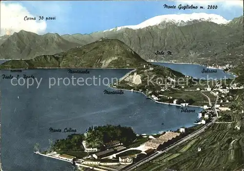 Lago di Iseo dalla Rocca Oldofredi