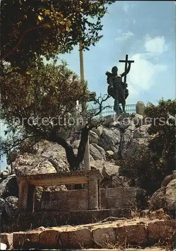 Sardegna Monte Ortobene Statua in bronzo del Redentore