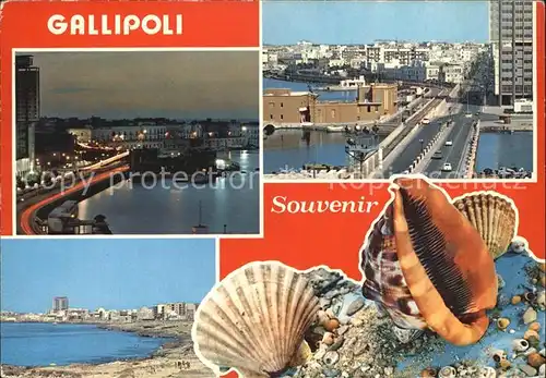 Gallipoli Souvenir Meer Panorama