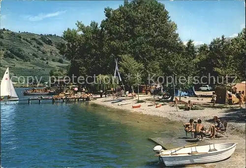 Lago di Caldonazzo Campingplatz und Strandt