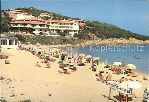Baja Sardinia Arzachena Spiaggia Strand