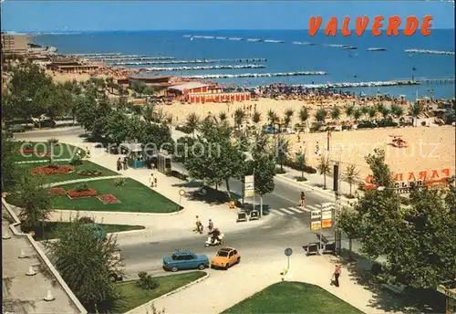 Valverde di Cesenatico Lungomare e spiaggia Uferpromenade Strand