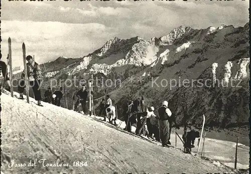 Passo del Tonale Skifahrer