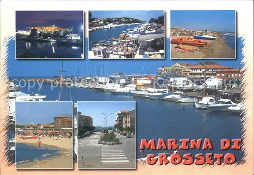 Marina di Grosseto Strand Hafen Motorboote