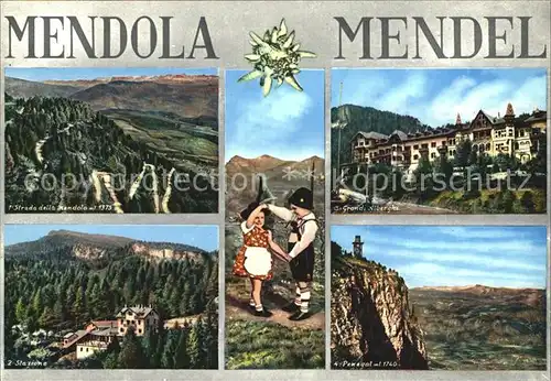 Mendola Bolzano La Mendelstrasse Bahnhof Grand Hotel Penegal