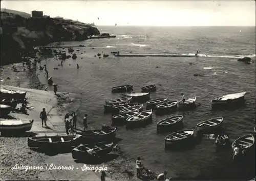 Antignano Antignano Spiaggia Boot x / Italien /Italien