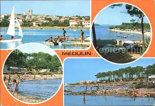 Medulin Segelboot Strand Camping