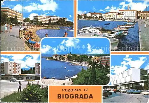 Biograd Hafen Strand