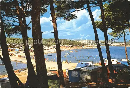 Medulin Campingplatz Strandpartie