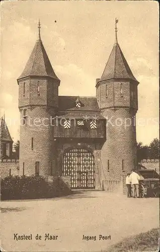 Haarzuilen Kasteel de Haar Jngang Poort