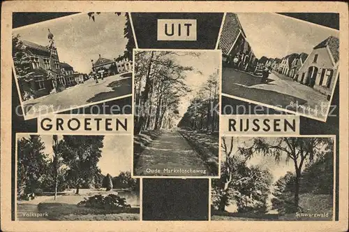 Rijssen Bouwstraat Schwarzwald Volkspark Stadhuis Marketoscheweg