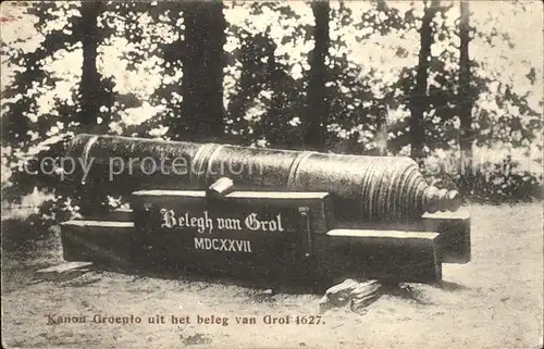 Groenlo Kanon Belegh van Grol 1627 