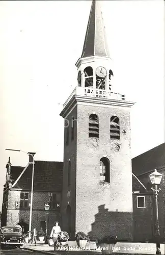 Appingedam Groningen Toren met oude Raadhuis Rathaus