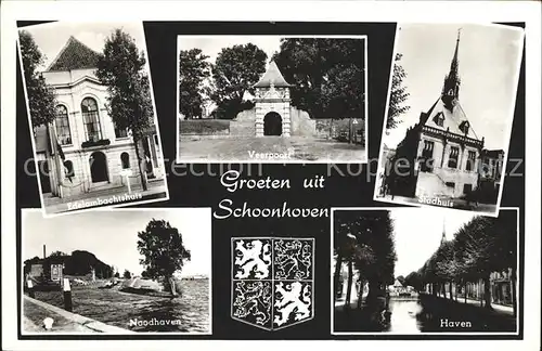 Schoonhoven Veerpoort Stadhuis Haven Noodhaven 